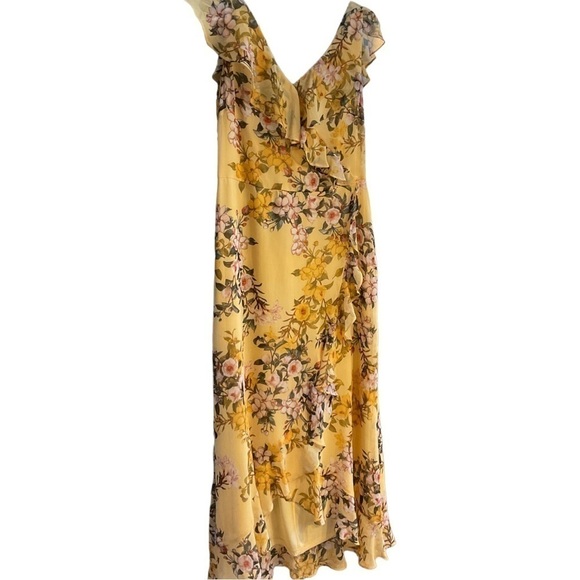 LONDON TIMES HI/LO MAXI DRESS SIZE 12 - Picture 1 of 8